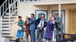 Festspiele Heppenheim: Premiere Der nackte Wahnsinn, 
,, Bild: Thomas Neu
