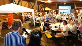 Gut besucht war das Sommerfest der Lorscher CDU. Gefeiert wurde im ehemaligen Straßenbaudepot.