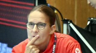 Frauenhandball-Bundesliga: Flames HSG Bensheim/Auerbach vs HB Ludwigsburg / Heike Ahlgrimm Foto: Jürgen Strieder