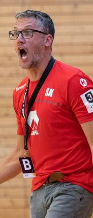 Trainer Sascha Kuhn hofft eine weitere gute Drittliga-Saison.