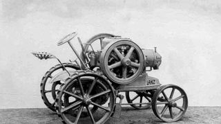 Nicht der erste Traktor, aber immerhin der erste Rohölschlepper der Welt: Der Lanz Bulldog fuhr mit nahezu jedem Treibstoff, sogar billigem Pflanzenöl.