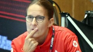 Flames-Trainerin Heike Ahlgrimm.