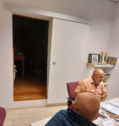 Der Durchgang in der Manlay-Stube in Zell.