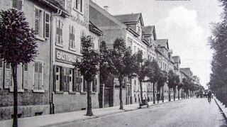 Die Rodensteinstraße im Jahr 1910.