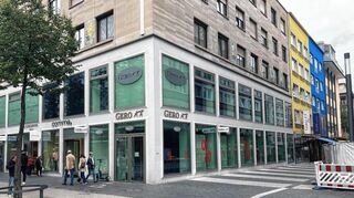 Die Filiale des Schuhgeschäfts Gero in P 3 auf den Mannheimer Planken. Sie ist ebenso geschlossen wie der Standort in P 6.