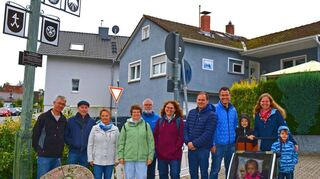 Der vom Ortsbeirat organisierte Rundgang durch Gadernheim interessierte die Bürger.