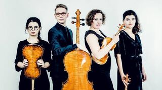 Das Chaos String Quartet spielt in Zwingenberg im Rahmen der Musik-Collagen.