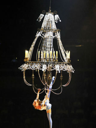 Beeindruckende Show beim Cirque du Soleil.