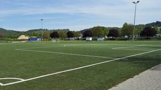 Bensheim, Sportplatz FC Italia,,Sportpark West,Berlinder Ring,04.05.2023; Foto: Thomas Zelinger