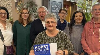 Auch diese Hobbykünstler sind bei der Einhäuser Ausstellung in diesem Jahr ganz neu vertreten und freuen sich schon auf die Begegnung mit den Besuchern.