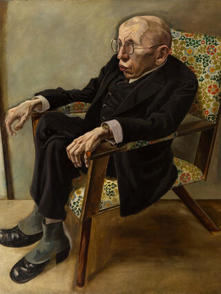 George Grosz Werk: "Porträt des Schriftstellers Max Hermann-Neiße" ist ebenfalls Teil der Ausstellung "Die neue Sachlichkeit" in der Mannheimer Kunsthalle.