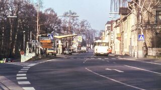 So sah die Rodensteiner Straße damals aus.