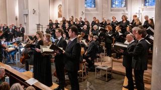 Der Kammerchor Sankt Georg und das Heidelberger Kantatenorchester führten ein Mozart-Programm auf.