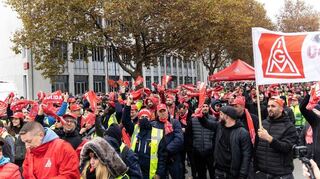Am Dienstag gab es Warnstreiks in Mannheimer Unternehmen.