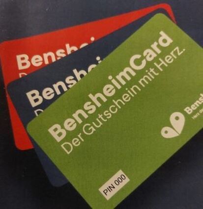 So sieht sie aus, die Bensheim-Card.