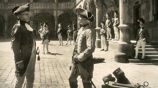 Im Stummfilm „Friedrich Schiller, eine Dichterjugend“ aus dem Jahr 1923 spielte Theodor Loos (li.) den Dichter.