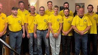 Der neue Vorstand der Interessengemeinschaft Motorsport Schlierbachtal