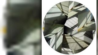 Ausschnitt einer in der Ausstellung gezeigten Arbeit.