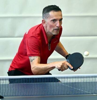 Adi Sangeorgean setzte den Schluss-punkt zum Fehlheimer 6:4.