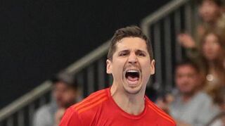 Hat gerade viel Grund zur Freude: Marius Steinhauser.