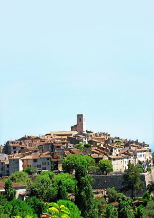 Das Stadtbild über die Jahrhunderte bewahrt: St.-Paul-de-Vence im unmittelbaren Hinterland des Mittelmeers.