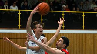 Justus Arndt setzte beim VfL Bensheim mit einer überragenden Leistung in den Anfangsminuten die Akzente.
