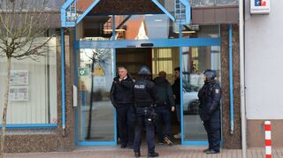 In dieser Volksbank in Rimbach nahm ein 36-Jähriger eine Mitarbeiterin als Geisel.