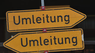 In Bad Mergentheim wird ein Kanal umverlegt. Aufgrund dessen müssen einige Straßen gesperrt werden.