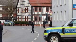 Großeinsatz von Polizei und Spezialeinsatzkräften in Rimbach.