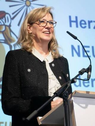 Stadtverordnetenvorsteherin Christine Deppert zeigte sich in ihrer Ansprache zuversichtlich.