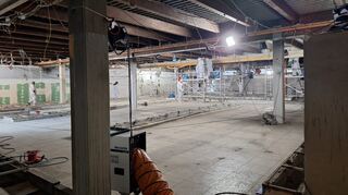 So sieht es momentan im Inneren aus.