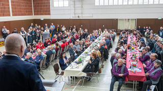 Der Neujahrsempfang gestern in der Lautertalhalle war sehr gut besucht.