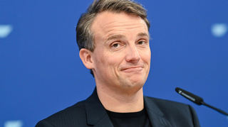 Christian Klein, Vorstandsvorsitzender des Softwarekonzerns SAP, bei der Jahrespressekonferenz in Walldorf.