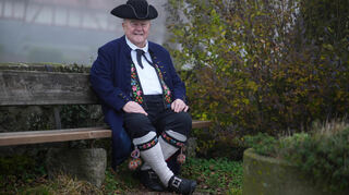 Fritz Ehmke ist mit seiner Tracht bekannt geworden.