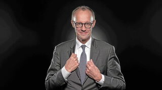 Friedrich Merz, Unionskanzlerkandidat und CDU-Chef im Adenauer-Haus in Berlin.