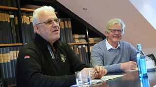 Andreas Klemm (links) und Bernhard Rettig sind Mitglieder des im Oktober 2024 gegründeten Vereins „Aufwind für Bensheim“. Mit der Redaktion sprachen der Vorsitzende und der Beisitzer über die Intention und die Pläne des Vereins.