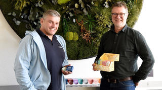 Der Chemiker Markus Baumgärtner (l.) und der Kaufmann Florian Zeilfelder haben Ideapro gemeinsam gegründet.