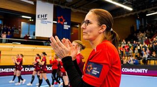lames-Trainerin Heike Ahlgriimm ist stolz auf ihre Mannschaft in der European League. Diese steht als verlustpunktfreier Gruppensieger im Viertelfinale.