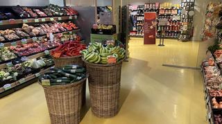 So sah es im Mannheimer Tegut-Supermarkt bei der Eröffnung aus. Inzwischen sind viele Regale leer.