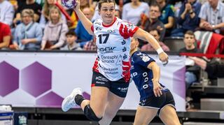 Kapitänin Lisa Friedberger hofft, dass sie wie schon 2023 für die Flames beim Final Four in Stuttgart auflaufen kann.