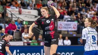 Nina Engel traf nicht nur am meisten für die Flames, sondern war auch beste Turniertorschütze und wurde als MVP des Final Four ausgezeichnet.
