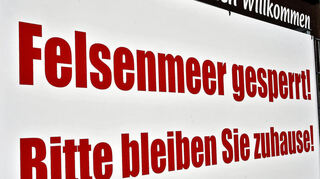 Corona: Beliebte Ausflugsorte in Zeiten der Corona-Pandemie; Lautertal, Felsenmeer; Bild: Dietmar Funck