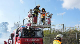 Bei der Katastrophenschutzübung in Bensheim waren am Samstag mehr als 500 Einsatzkräfte der Rettungsdienste vor Ort.