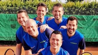 Die Herren 30 Mannschaft des TCO Lorsch. Es fehlen die Verletzten Julian Wenzel und Alexander Rauch.