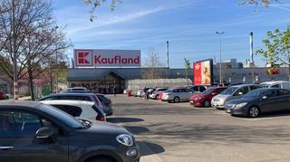 Die Kaufland-Filiale in Mannheim am Neuen Meßplatz.
