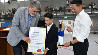 Als bislang jüngsten Bewerber hatte der Magistrat Noah Elyas Kim nominiert. Der neun Jahre alte Kartfahrer ist neuer „Sportler des Jahres“.