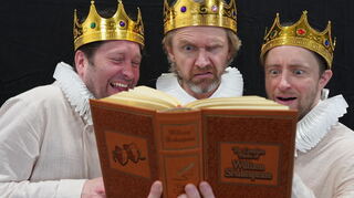 Fabian Stromberger, Sebastian Muskalla und Thomas Peters nehmen sich bei den Festspielen Shakespeares Werke vor.
