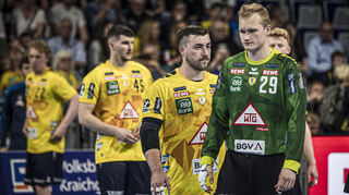 Frust nach dem Abpfiff. Halil Jaganjac (v.l.), Jannik Kohlbacher und Torhüter David Späth.