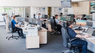 Blick in die integrierte Leitstelle der BASF.