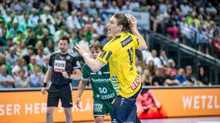 Juri Knorr freut sich auf das Spiel gegen Berlin am Sonntag.